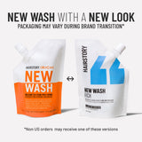 New Wash Rich packaging